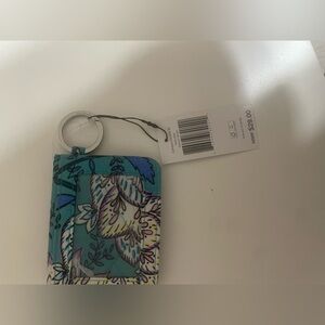 Vera Bradley Campus Double Id case. NWT. Peacock Garden.